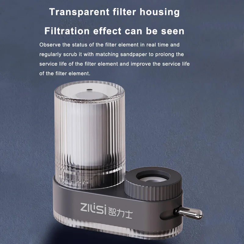 Splash proof faucet filter, water purifier, kitchen water treatment equipment, tap water filter customized