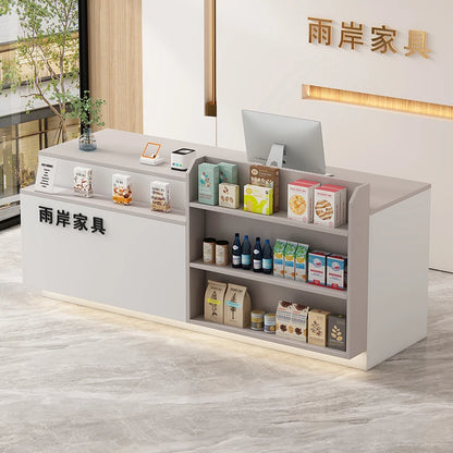 Office Bar Counter Cashier Counter Simple Custom Reception Desk Beauty Salon Escritorio De Recepcion Commercial Furniture