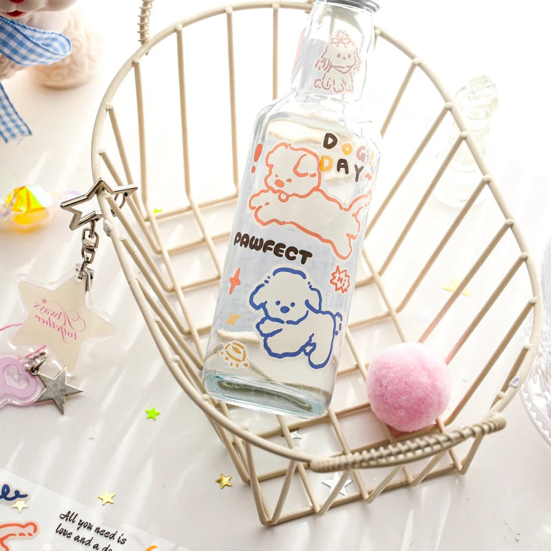 Mr Paper 2rolls/bag kawaii cat and dog diary series tape cute style handbook tape DIY diary photo frame phone case