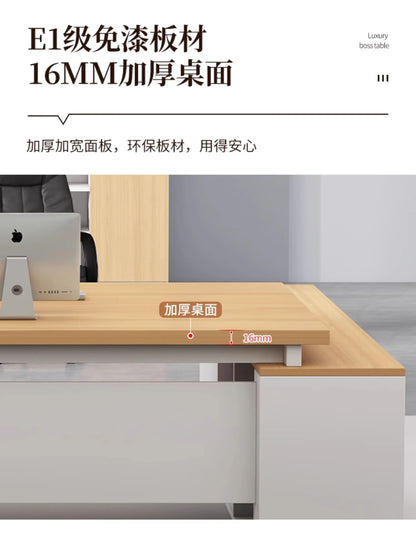 Wooden Professional Office Desk Vintage Simple Irregular Living Room Office Desk Modern Escritorio Oficina Trendy Furniture