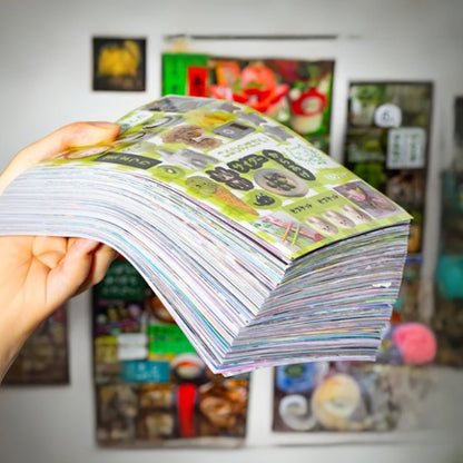 Mr. Paper 45 Sheets/book Creative Sticker Book Used of DIY Phone Case Photo Frame Album Scrapbook Retro Decoration Art Stickers