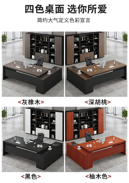 Standing Aesthetic Office Desk Design Large Organizers Modern Fashion Office Desk Interior Mesas Escritorio Room Furnitures