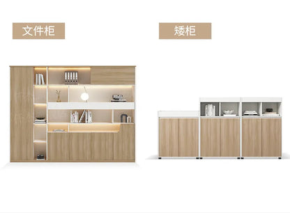 Wooden Study Office Desk Modern Computer Space Saving Luxury Design Safe Office Desk Aesthetic Mesa Ordenador Room Furniture
