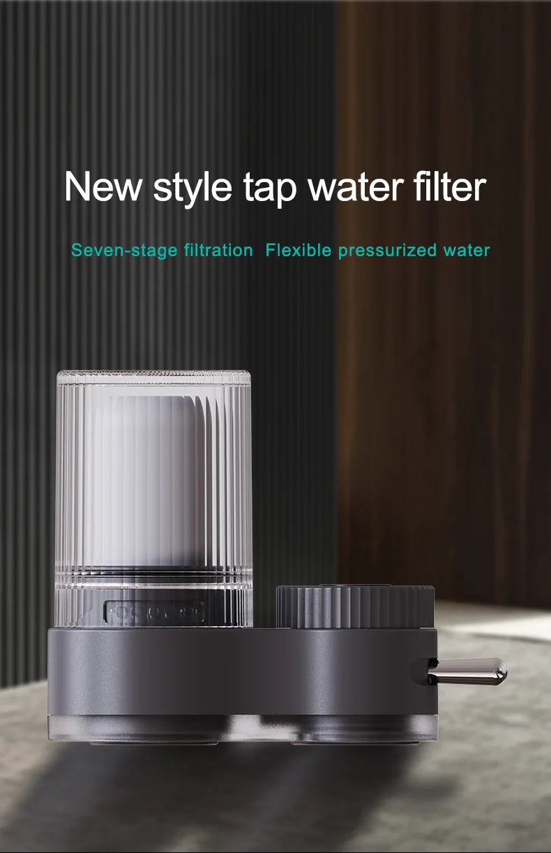 Splash proof faucet filter, water purifier, kitchen water treatment equipment, tap water filter customized