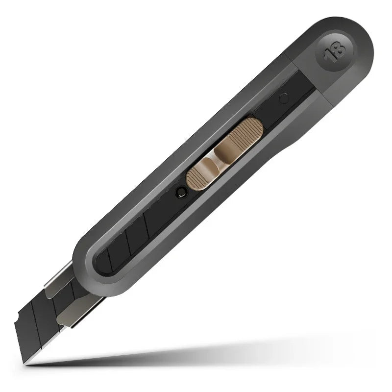 New Stainless Steel Portable Utility Knife Retractable Wallpaper Unboxing Knife Paper Cutter Office School Stationery Supplies