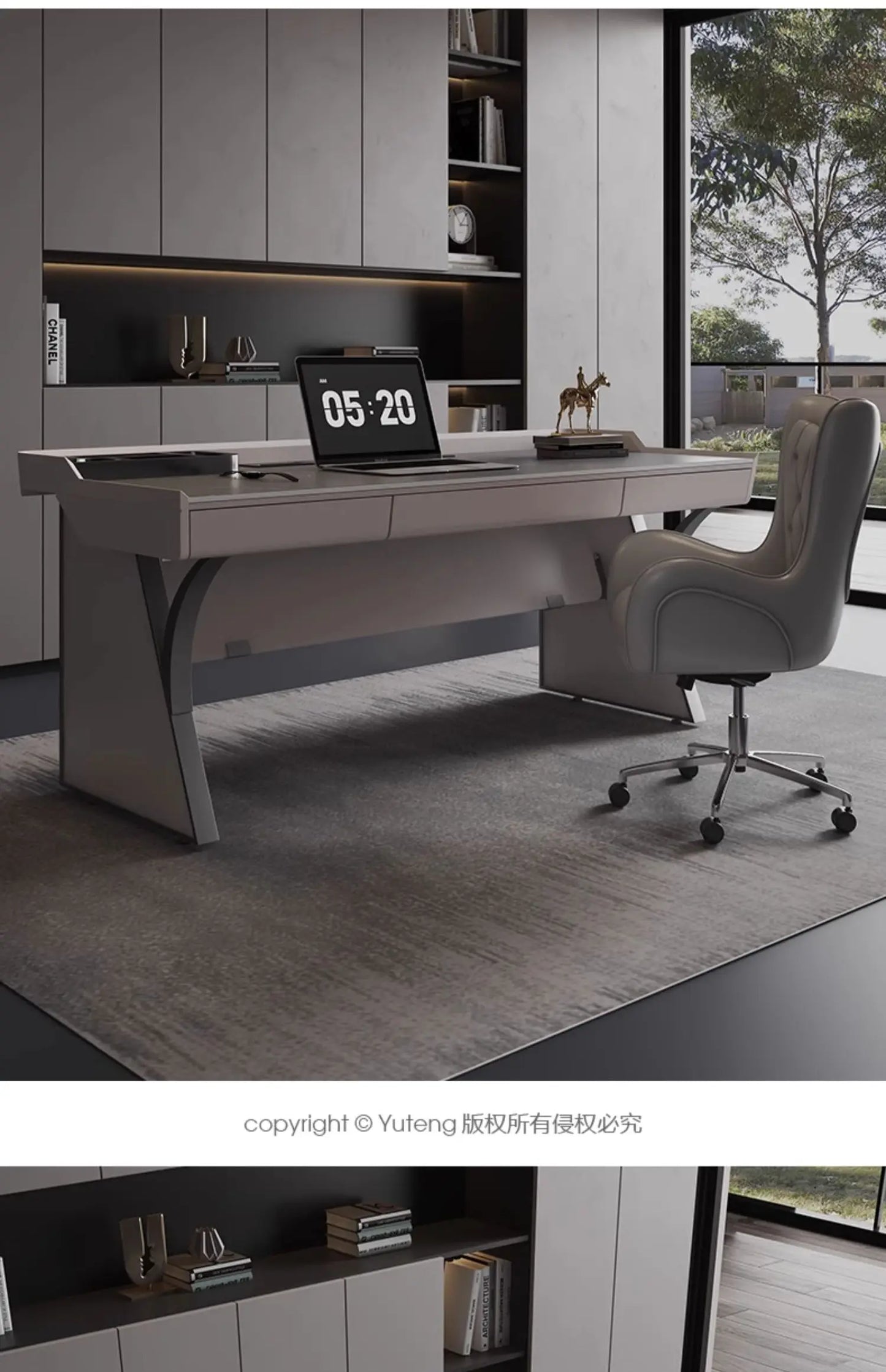 Premium European Style Office Desk Large Craft Sedentary Table Offers Ergonomic Comfort Long Hours Muebles Oficina Accessories