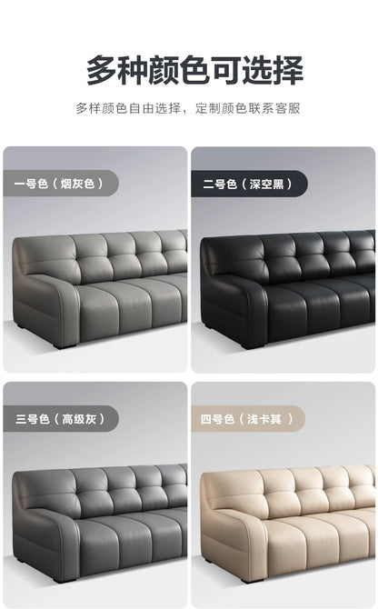 Office Sofa Simple Business Meeting Guest Reception Leisure Lounge Area Small Three-person Coffee Table Combination Set