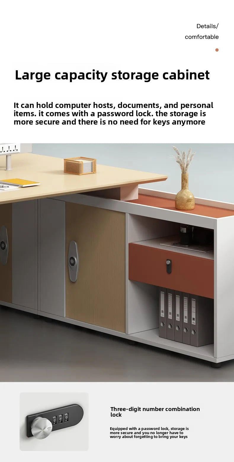 Wide Working Space Convenient Computer Table Workstation Desk Office Furniture Classical Minimalist Office Desks  boss office de