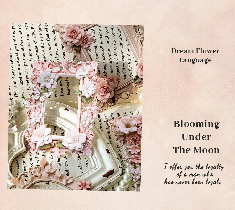 10Sheets/Bag Hollow Relief Retro Frame Collage Card European Flower Photo Frame Hand Account Decoration Material