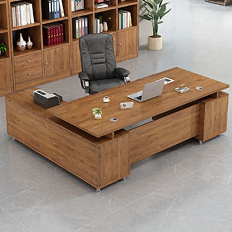 Aesthetic Modern Office Desk Creative Save Space Big Size Fashion Safe Office Desk Professional Mesas Escritorio Home Products