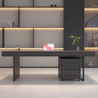Spacious Ergonomic Office Desk Luxury European Design Standing Table Perfect Workstations Studios Muebles Oficina Mesa Furniture
