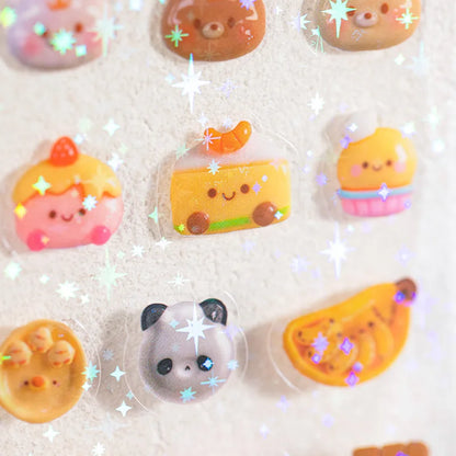 Mr. Paper, 10pcs/pack,cute Mini Stickers for Animal Food and Beverage,scrapbook,photo Frame,phone Case,diary Decoration Stickers