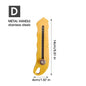 Durable Industrial Utility Knife,Replaceable High Carbon Steel Blade,Stainless Steel Paper Cutter,Office Art Student Supplies