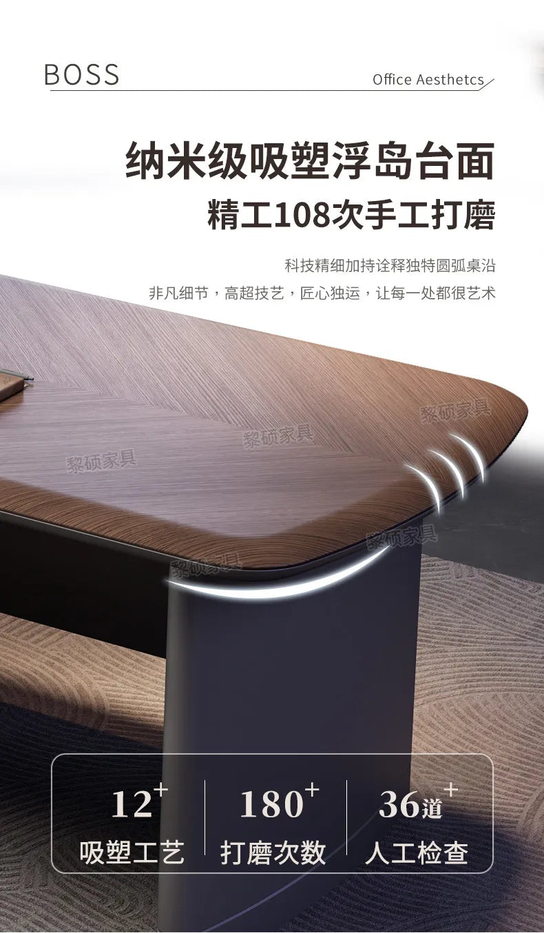 Fashion Large Size Office Desk Luxury Design Save Space Creative Computer Office Desk Executive Meuble Bureau Home Products