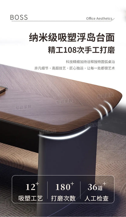 Fashion Large Size Office Desk Luxury Design Save Space Creative Computer Office Desk Executive Meuble Bureau Home Products