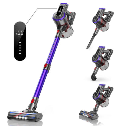Buture JR400 38000Pa Cordless Vacuum Cleaner Handheld 450W With Touch Display Smart Home Appliance for Carpets Hair 55 Mins