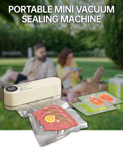 Well-Designed Fast-Compact Vacuum Sealer Machine Food Grade Plastic Seals Both Vacuum Bags And Roll Bags Ideal Kitchen Accessory
