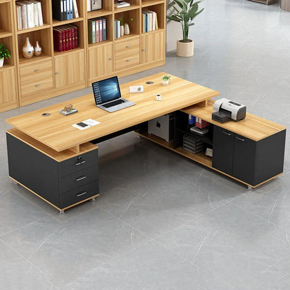 Aesthetic Modern Office Desk Creative Save Space Big Size Fashion Safe Office Desk Professional Mesas Escritorio Home Products