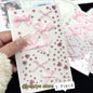 MINKYS New Arrival Pearl Star Heart Bling Bling Stickers DIY Scrapbook Stickers Confetti Decoration DIY Photo Frame Face Sticker