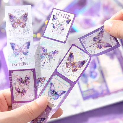 2Style 162Pcs/box Butterfly Illustrated Theme Gift Box Stickers DIY Handbook Scrapbook Photo Frame Journal Envelope Decoration
