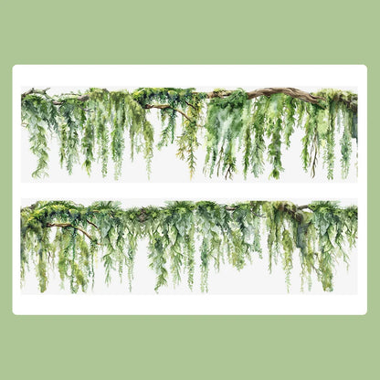 Mr. Paper, 200cm/roll, Flower, Branch, Leaf, Vine Theme Tape, Scrapbook, Photo Frame, Diary, Decorative Sticker Tape