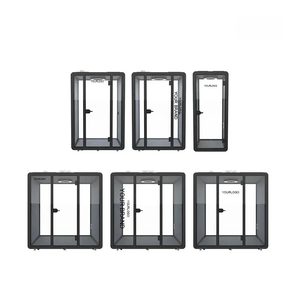 Portable Soundproof Office Cabin, Mobile Office, Soundproof Reading Room, with Ventilation System, Suitable for Indoor Use