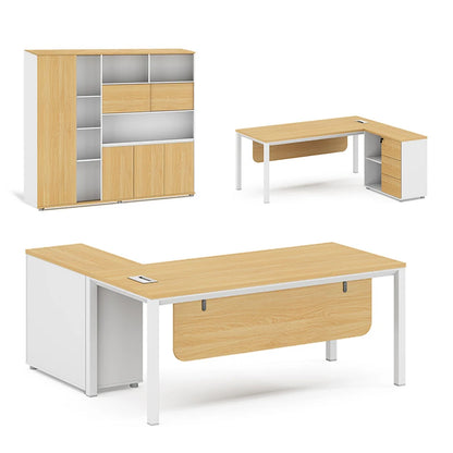 Modern Executive Office Desk with Built in Storage CEO Boss Office Furniture Computer Table  boss office desk