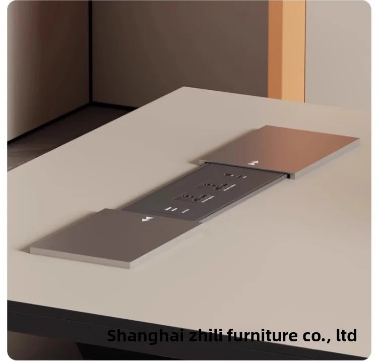 Boss's Desk, Baked Paint Craftsmanship, Office Desk, Modern and Simple Atmosphere, High-end Creative Desk, Light Luxury Style