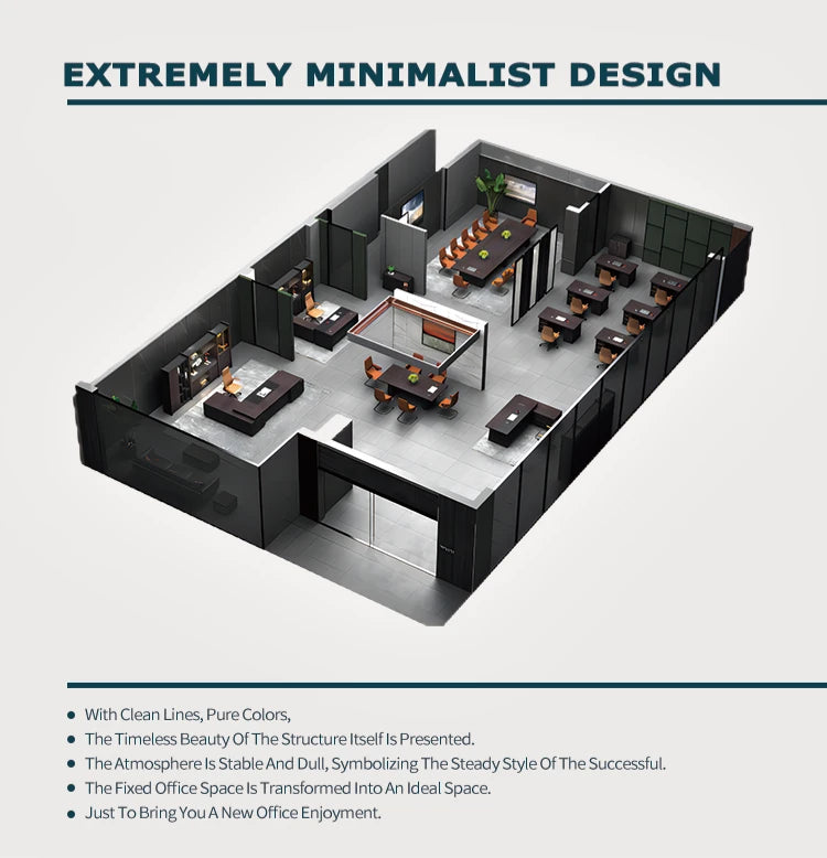 Wooden Ceo Office Furniture Modern Style Computer L Shape Desk Boss Manager Office Table Executive Desk Table Workstation