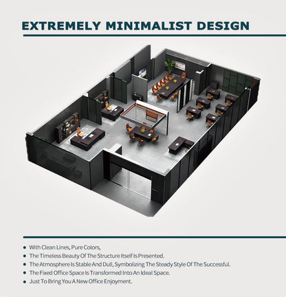 Wooden Ceo Office Furniture Modern Style Computer L Shape Desk Boss Manager Office Table Executive Desk Table Workstation