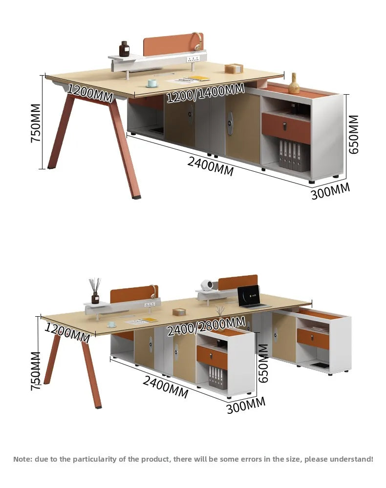 Wide Working Space Convenient Computer Table Workstation Desk Office Furniture Classical Minimalist Office Desks  boss office de