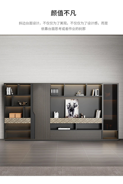 Office Desk, Simple And Modern Manager Executive Desk, Painted Light Luxury Large Class Office Desk