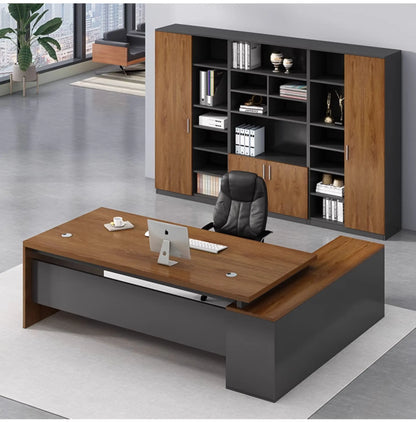 Wooden Professional Office Desk Vintage Simple Irregular Living Room Office Desk Modern Escritorio Oficina Trendy Furniture