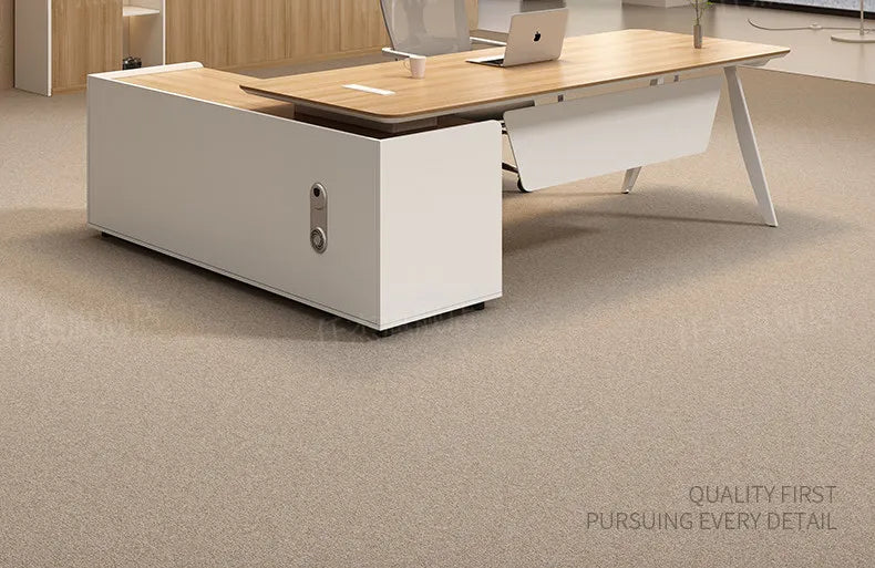 Wooden Study Office Desk Modern Computer Space Saving Luxury Design Safe Office Desk Aesthetic Mesa Ordenador Room Furniture