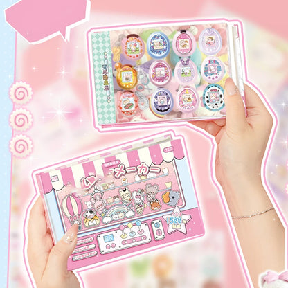 Mr. Paper 1Style 72Pcs/bag Good Mood Maker Cut Film Sticker Book DIY Handbook Scrapbook Phone Case Photo Frame Calendar