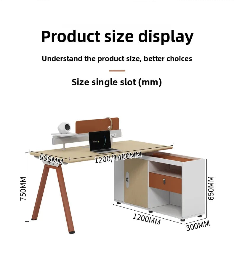 Wide Working Space Convenient Computer Table Workstation Desk Office Furniture Classical Minimalist Office Desks  boss office de