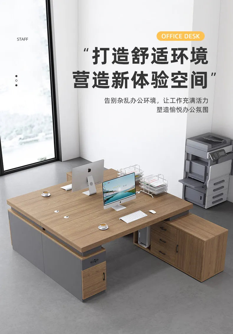 Large Size Fashion Office Desk Decoration Beauty Professional Minimalist Office Desk Save Space Mesas Escritorio Furnitures