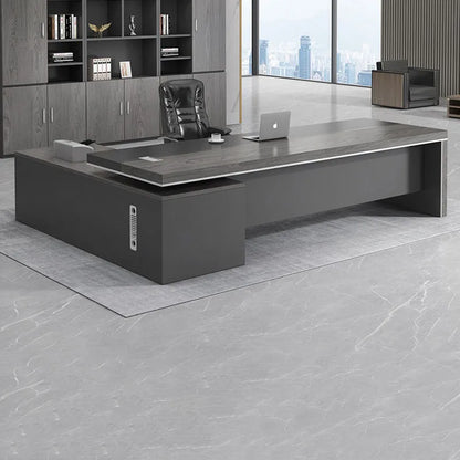Modern Computer Office Desk Wooden Study Minimalist Save Space Interior Office Desk Fashion Meuble Bureau Ornaments Accessories
