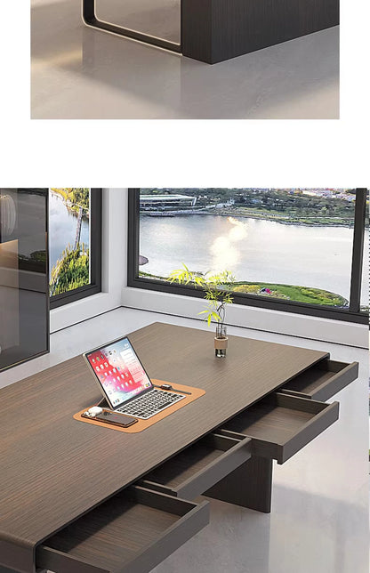 Spacious Ergonomic Office Desk Luxury European Design Standing Table Perfect Workstations Studios Muebles Oficina Mesa Furniture