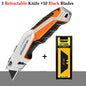 Greener Folding Zinc Alloy Heavy Duty Box Cutter Multifunctional Thickening Tool Wallpaper Utility Knife Paper Cutting