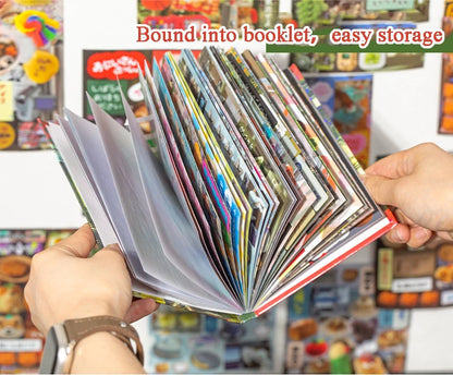 Mr. Paper 45 Sheets/book Creative Sticker Book Used of DIY Phone Case Photo Frame Album Scrapbook Retro Decoration Art Stickers