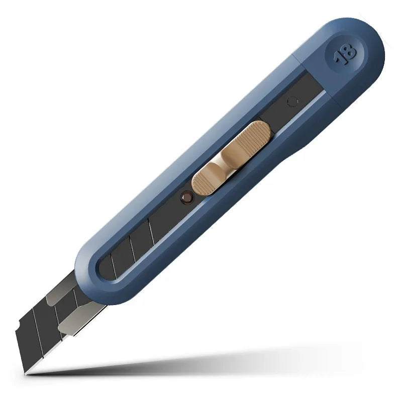 New Stainless Steel Portable Utility Knife Retractable Wallpaper Unboxing Knife Paper Cutter Office School Stationery Supplies