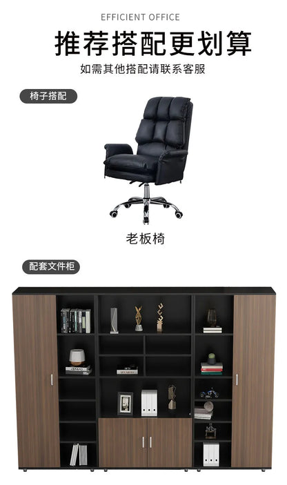 Standing Aesthetic Office Desk Design Large Organizers Modern Fashion Office Desk Interior Mesas Escritorio Room Furnitures