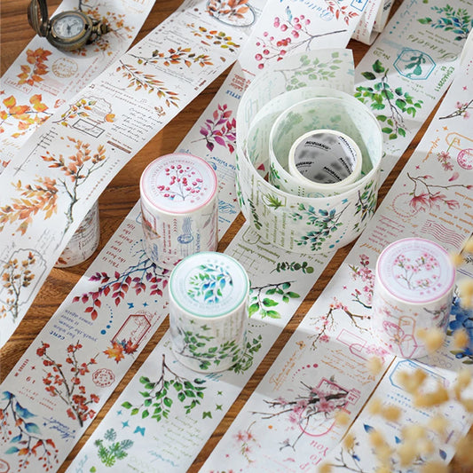 Mr. Paper 6Style 1Roll/bag South Branch Wind Letter Series Washi Tape DIY Handbook Scrapbook Photo Frame Envelope Decoration