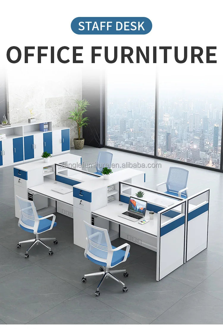 Workstation Desk with Office Partition and Modern Design for Office Desk  boss office desk