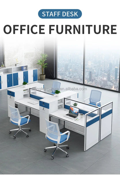 Workstation Desk with Office Partition and Modern Design for Office Desk  boss office desk
