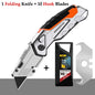Greener Folding Zinc Alloy Heavy Duty Box Cutter Multifunctional Thickening Tool Wallpaper Utility Knife Paper Cutting