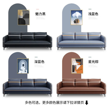 Office Sofa Simple Modern Business Meeting Leisure Lounge Area Reception Simple Office Sofa Coffee Table Combination