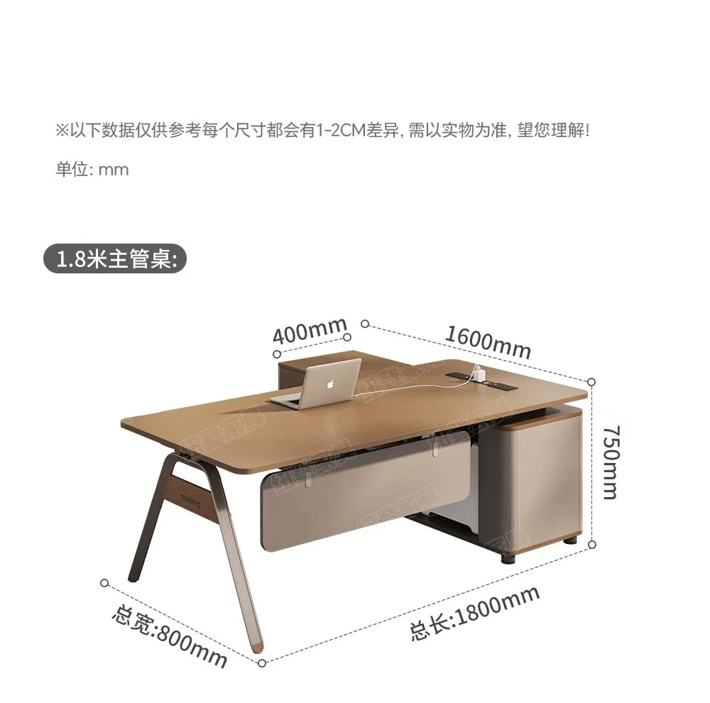 Organizer Large Office Desk Professional Simple Fashion Interior Universal Office Desk Wooden Escritorio Oficina Home Furniture