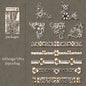 6Style 20Pcs/bag Baroque Style Edge Stickers Creative Materials DIY Handbook Scrapbook Photo Frame Calendar